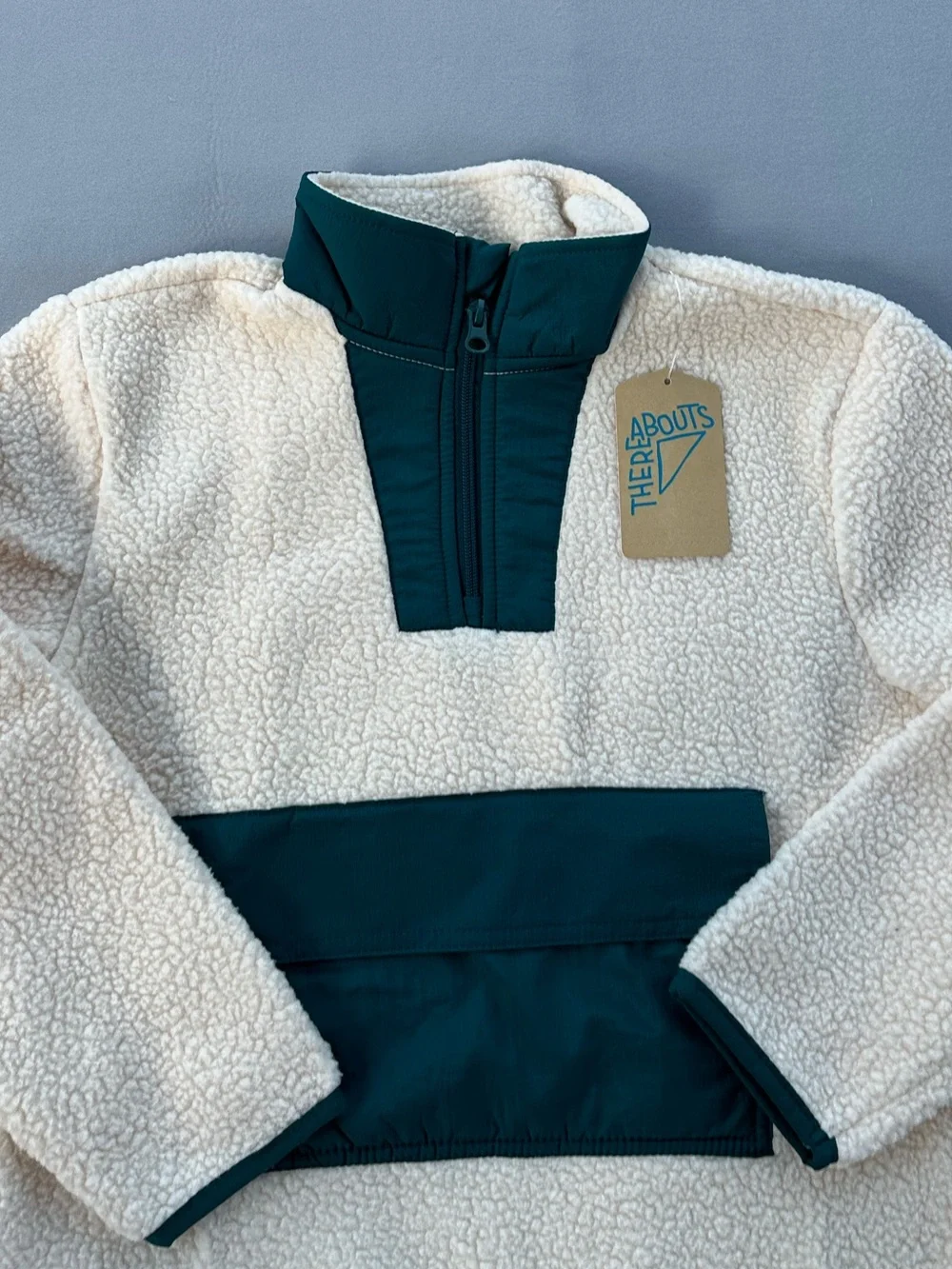 🎉5 for $45🎉 NWT There about fleece sweater jacket boys girls size 8